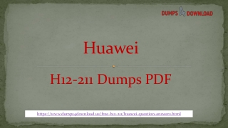 Download Valid Huawei H12-211 Question Answers – Dumps4Download.us