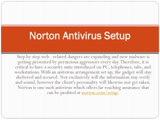 NORTON ANTIVIRUS PRODUCT DOWNLOAD