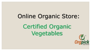 Order Organic Vegetables Online in Pune