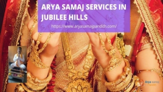 Arya Samaj Services in Jubilee Hills