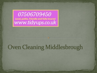 Oven Cleaning Middlesbrough