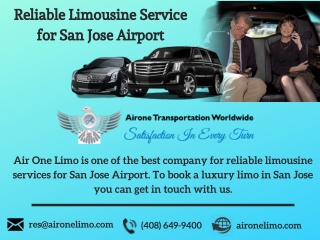 Reliable Limousine Service for San Jose Airport