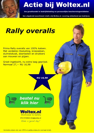Rally overalls