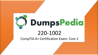 220-1002 Dumps