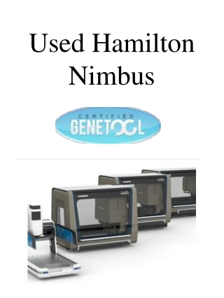 Used Hamilton Nimbus