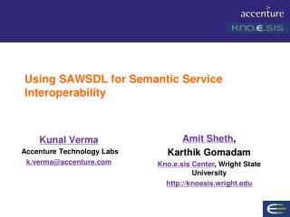 Using SAWSDL for Semantic Service Interoperability