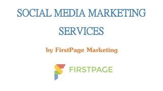 Social Media Marketing Services