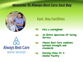 1.In-home Care Services East Bay CA