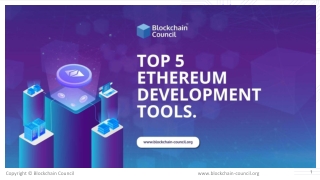 Top 5 Ethereum Development Tools