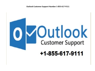Outlook Technical Support Phone Number 1-855-617-9111
