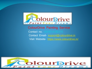 ColourDrive House Painting Services Included Residential Painters