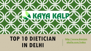 Top 10 Dietician in Delhi-Dr Anjana Kalia