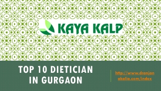 Top 10 Dietician in Gurgaon-Dr Anjana Kalia