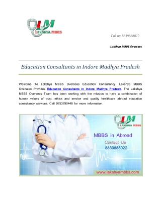 Education Consultants in Indore Madhya Pradesh