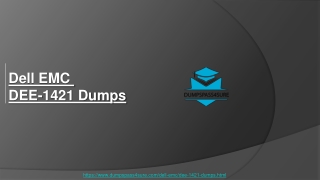 Download Valid Dell EMC DEE-1421 Question Answers – Dumpspass4sure