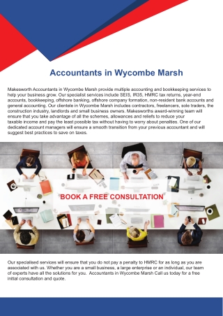 Accountants in Wycombe Marsh