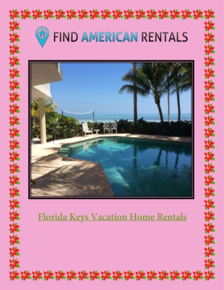 Florida Keys Vacation Home Rentals