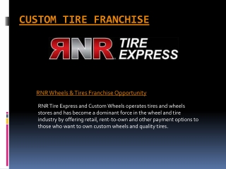 Auto Parts Franchise Opportunity