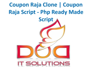 Coupon Raja Clone | Coupon Raja Script - Php Ready Made Script