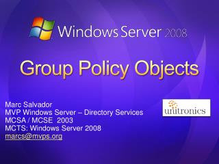 Group Policy Objects