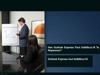 Hoe Outlook Express Fout 0x800ccc18 Te Repareren?