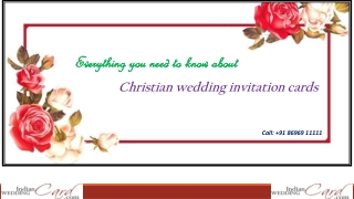 Everything you need to know about Christian Wedding Invitation Cards
