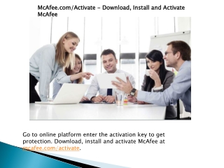 McAfee.com/Activate - Enter your 25-digit activation - Activate McAfee