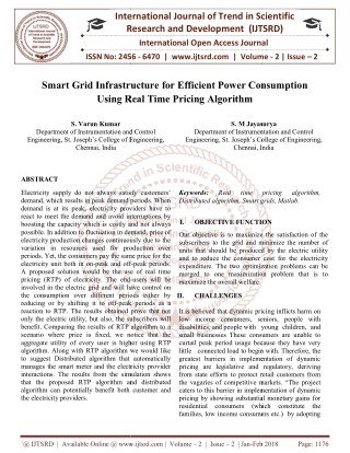 Smart Grid Infrastructure for Efficient Power Consumption Using Real Time Pricing Algorithm