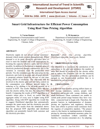 Smart Grid Infrastructure for Efficient Power Consumption Using Real Time Pricing Algorithm