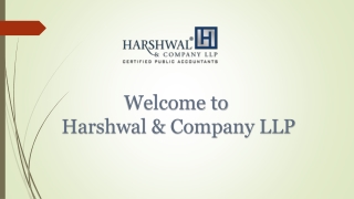Professional Accounting Service Provider in USA – Harshwal & Company LLP