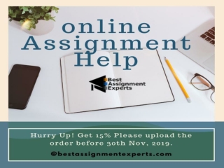 Best Assignment Experts | Academic Writing @40% Discount