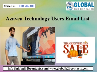 Azavea Technology Users Email List