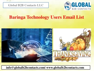 Baringa Technology Users Email List