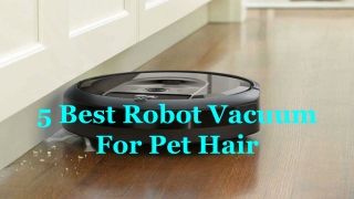 5 Best Robot Vacuum For Pet Hair