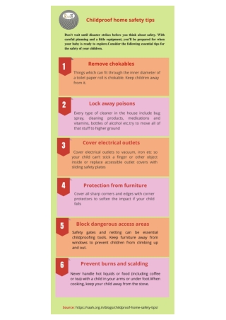 Childproof Home Safety Tips - Raah