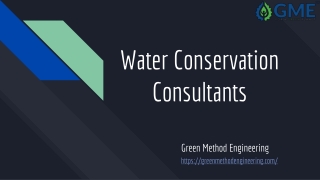 Water Conservation Consultants