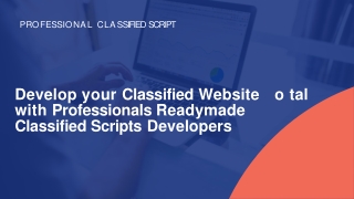 Top Professional Classified Software - Readymade Classifieds Listing Script