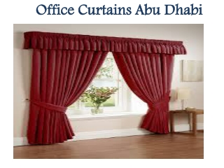 Office Curtains In Dubai