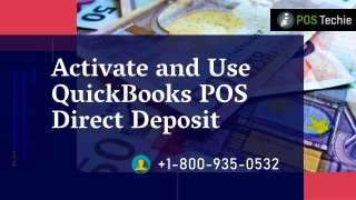 How to activate and use QuickBooks POS Direct Deposit?