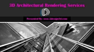 3D Architectural Rendering Services