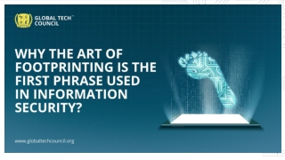 Why The Art Of Footprinting Is The First Phrase Used In Information Security?