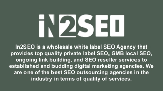 Whitelabel GMB Local SEO - In2SEO