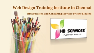 Web Design Training Institute in Chennai