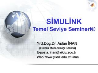 SİMULİNK Temel Seviye Semineri ®