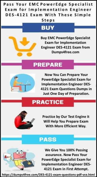 Easy Way to Get Success in EMC DES-4121 Exam with Good Grades