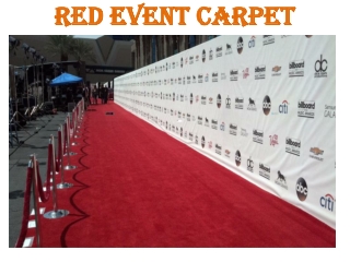 Red Events Carpets Dubai