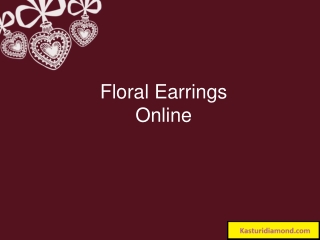 Floral Earrings Online