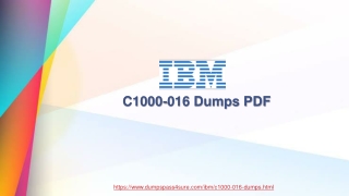 Latest 2019 IBM C1000-016 Dumps Question & Answers | IBM C1000-016