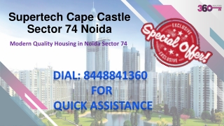 Supertech Cape Castle Sector 74 Noida | 4 BHK Apartment in Noida