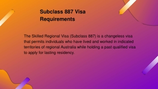 Visa Subclass 887 | Migration Agent Perth, WA